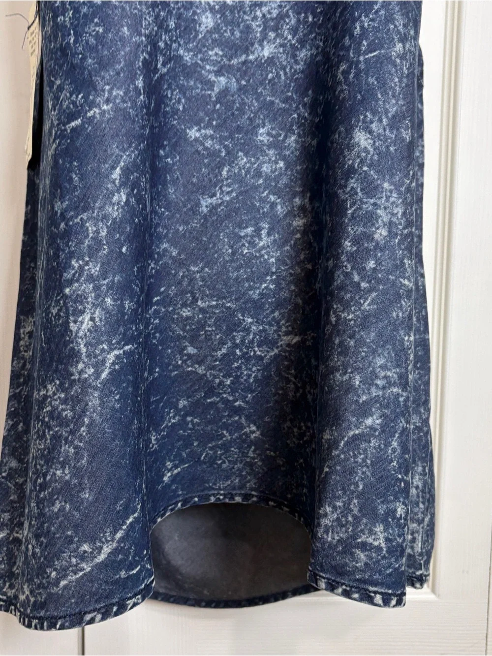 True Religion Blue Dream Wash A Line Tank Top